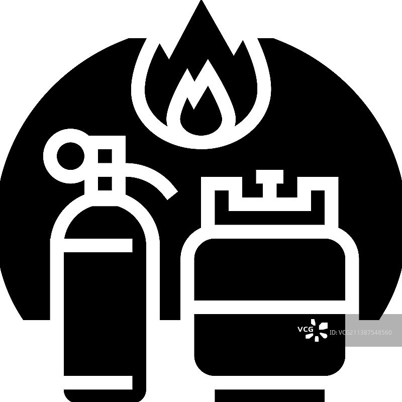 燃气罐标志图标图片素材