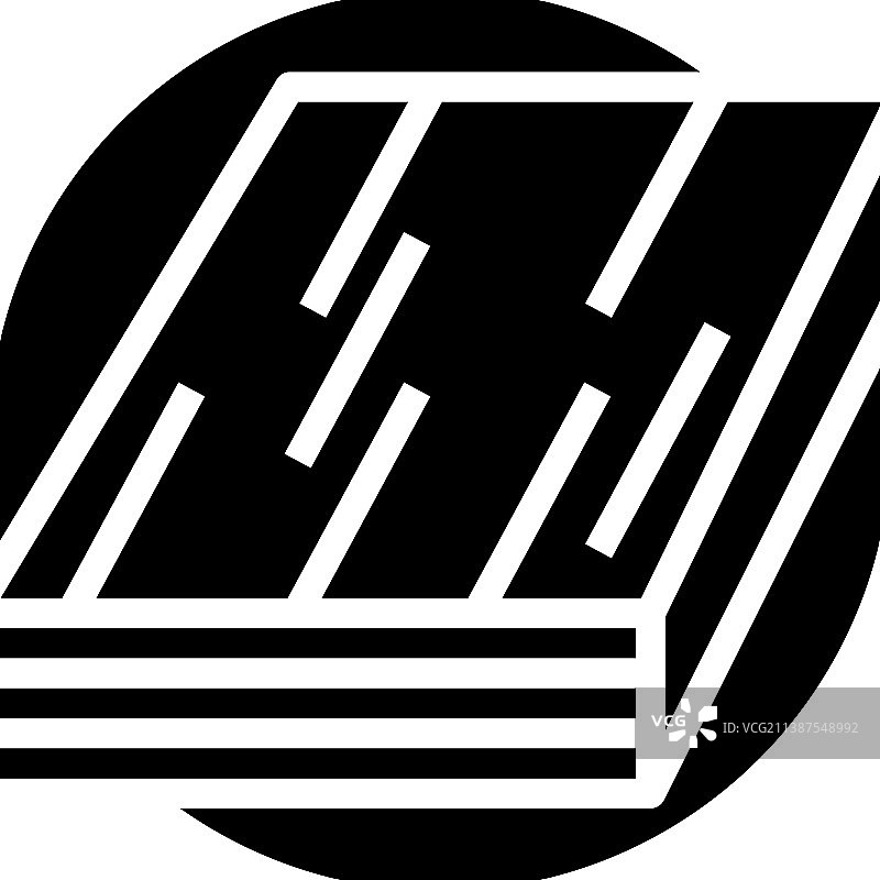 复合地板字形图标图片素材