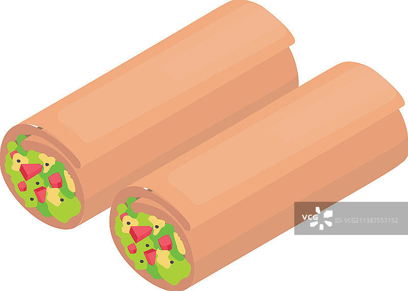 玉米饼卷图片素材