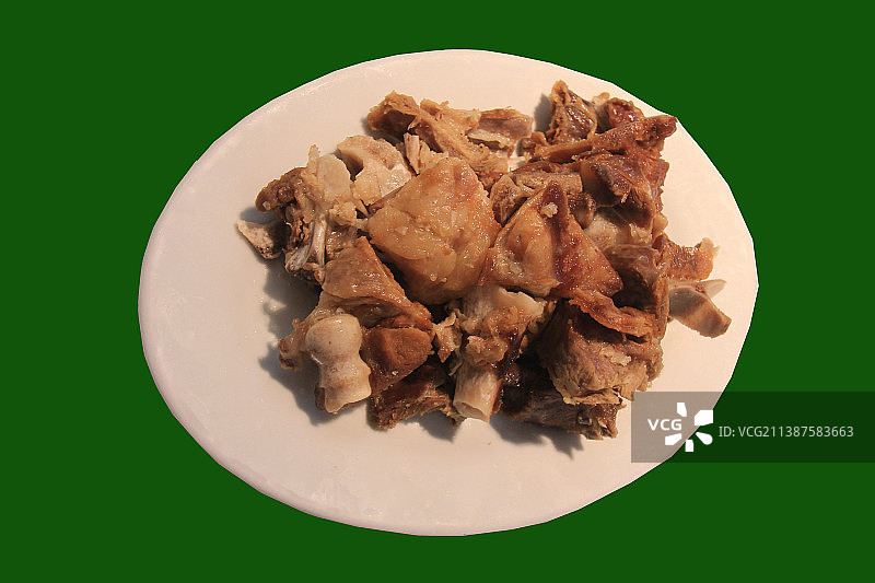 甘肃兰州风味美食：风干羊肉图片素材