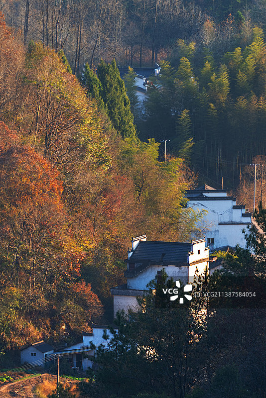 山里人家图片素材