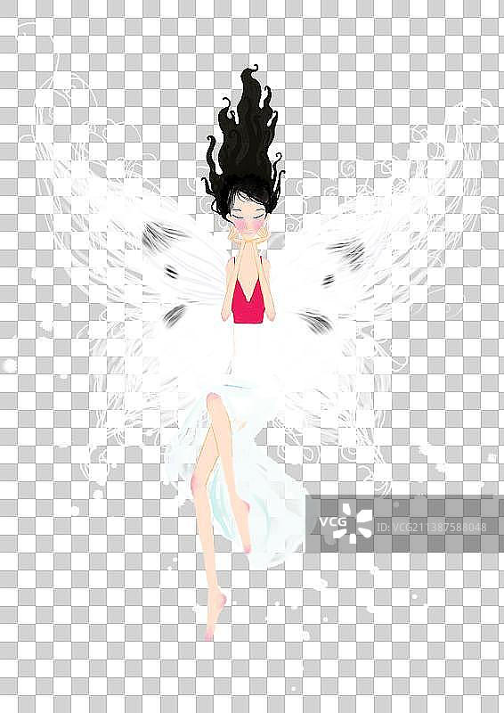 蝴蝶天使图片素材