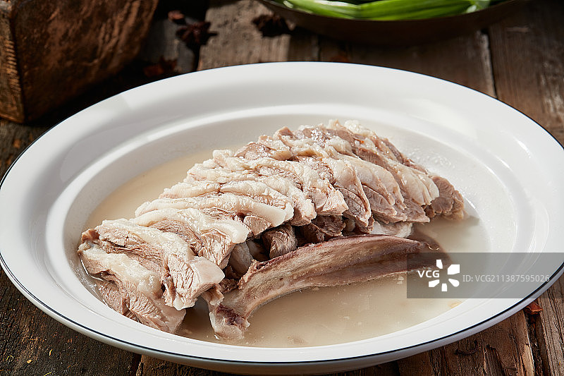 清水炖蒙古手把肉图片素材