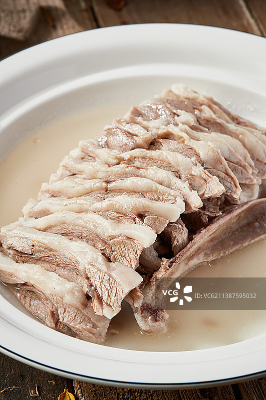 清水炖蒙古手把肉图片素材