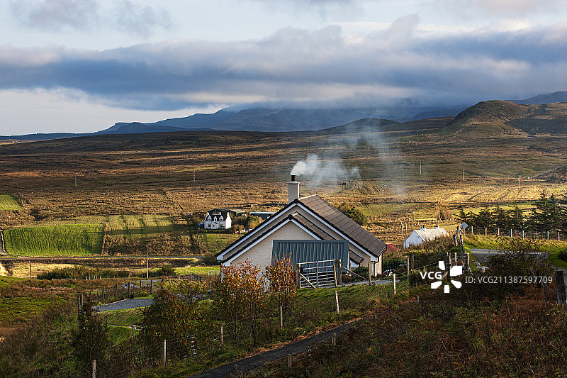 英国，苏格兰，天堂岛自然风景。图片素材