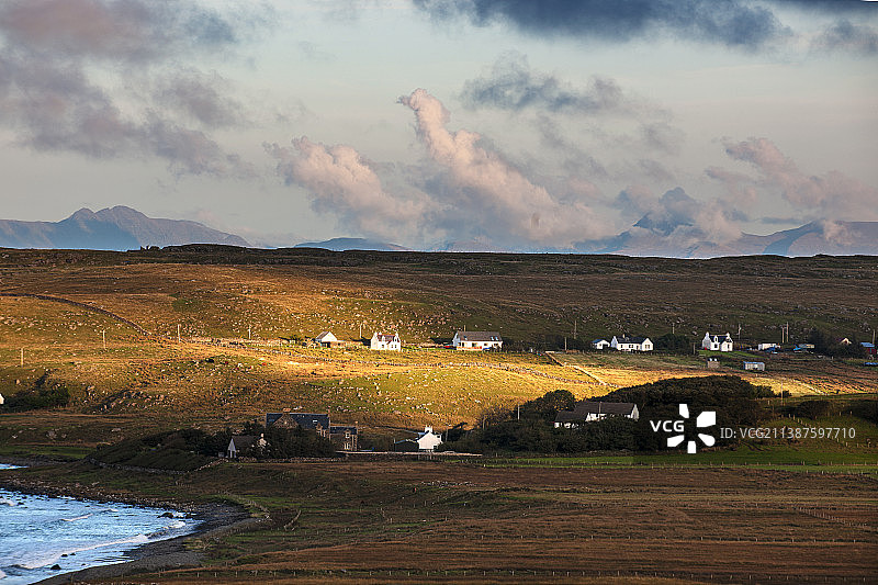 英国，苏格兰，天堂岛自然风景。图片素材