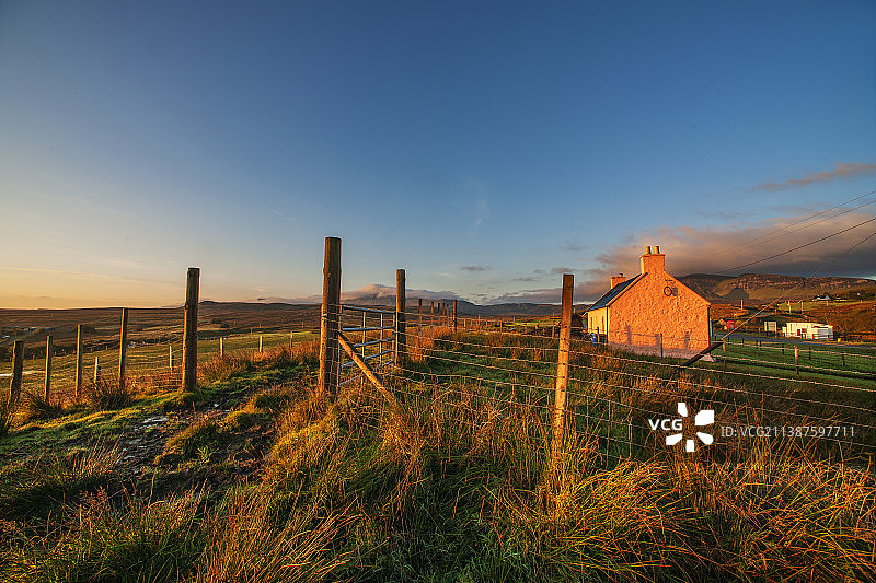 英国，苏格兰，天堂岛自然风景。图片素材