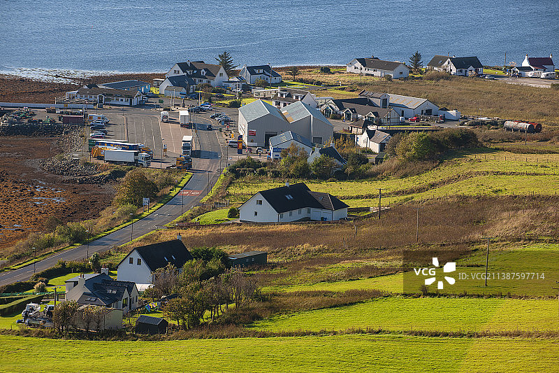 英国，苏格兰，天堂岛自然风景。图片素材