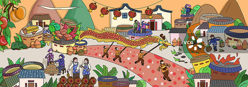 喜迎过节图片素材