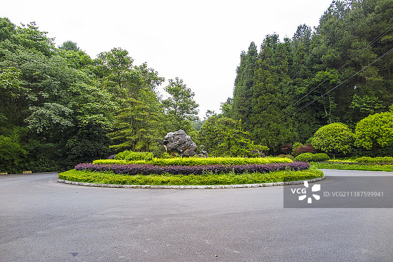 生态之城贵阳的城市国家级森林公园--中国贵州贵阳长坡岭国家级森林公园风光图片素材