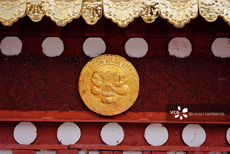 藏传佛教寺庙图片素材