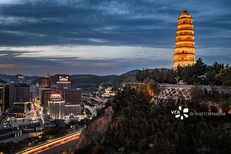 宝塔山图片素材