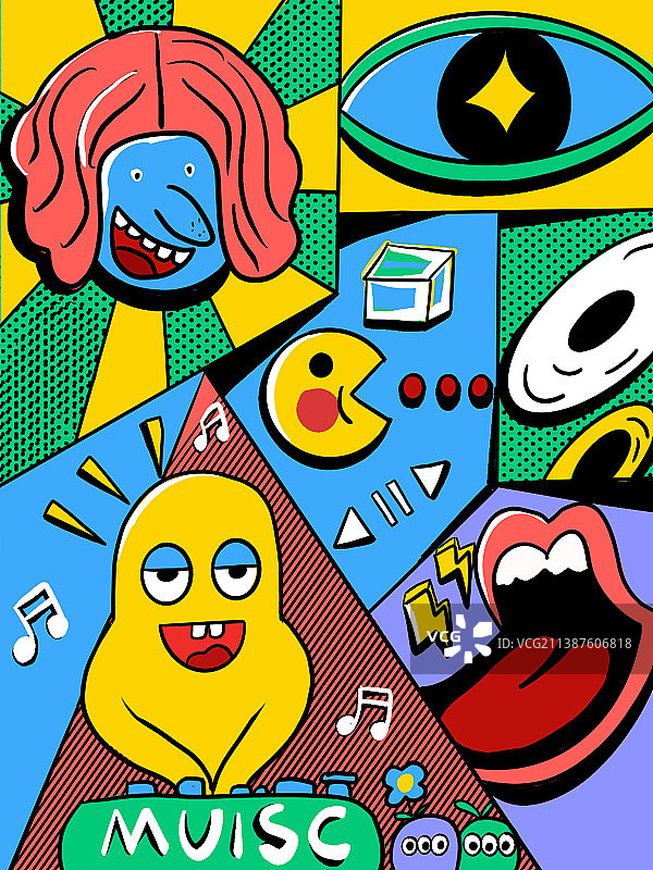 音乐狂热图片素材