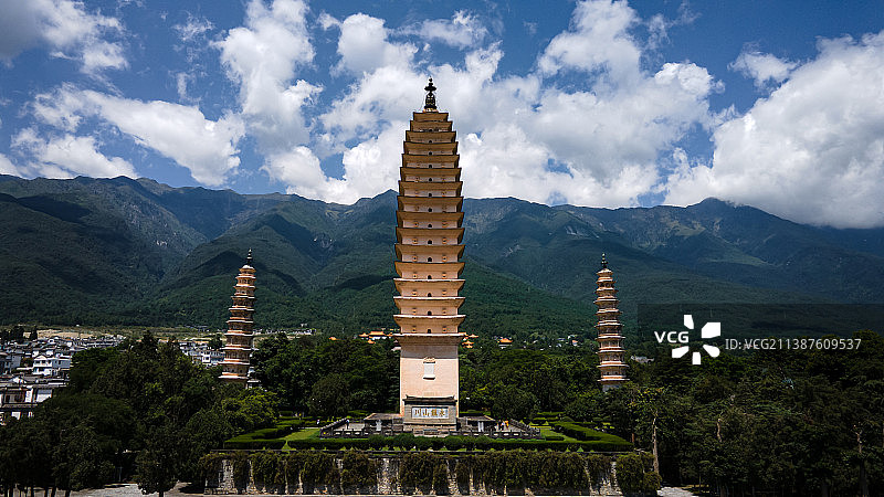 崇圣寺三塔图片素材