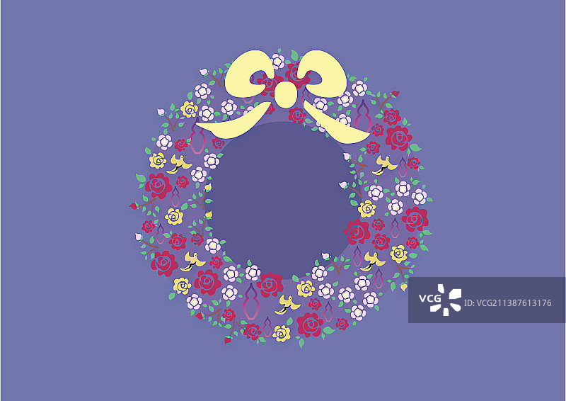 春日花环3图片素材