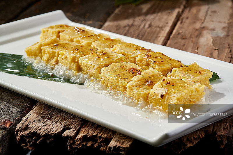 桂花蜂蜜醸小米糯米凉糕图片素材