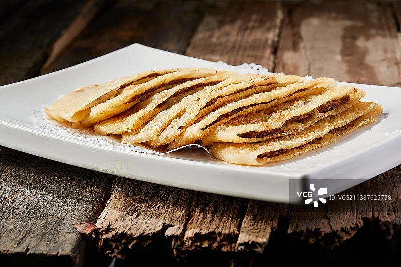 家常牛肉烙饼图片素材