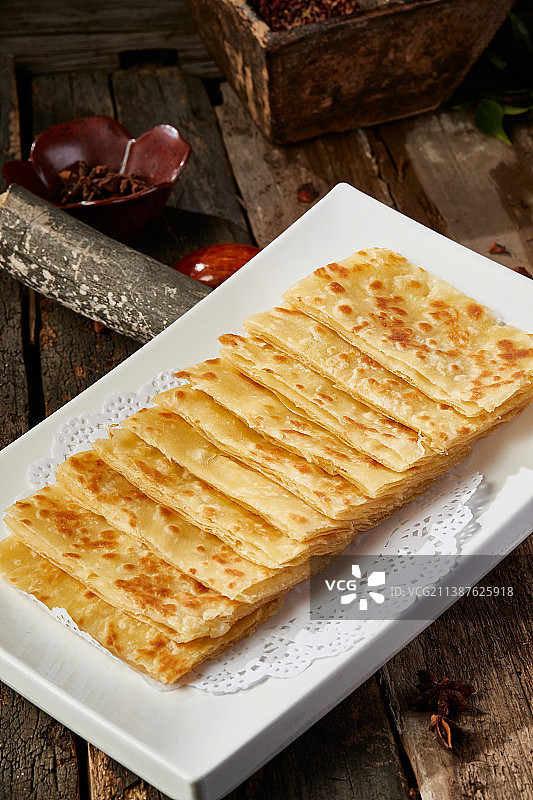 手工家常烙饼图片素材