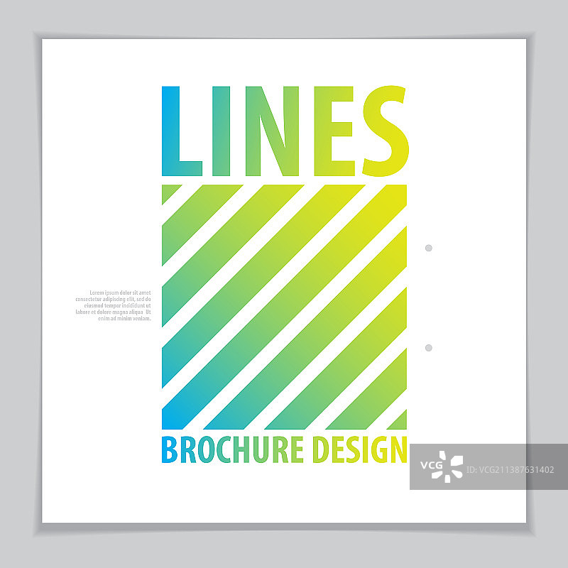 简约几何封面宣传册设计图片素材