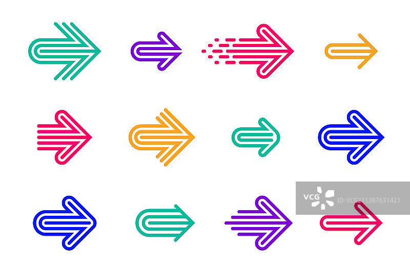 箭头logo集合图片素材