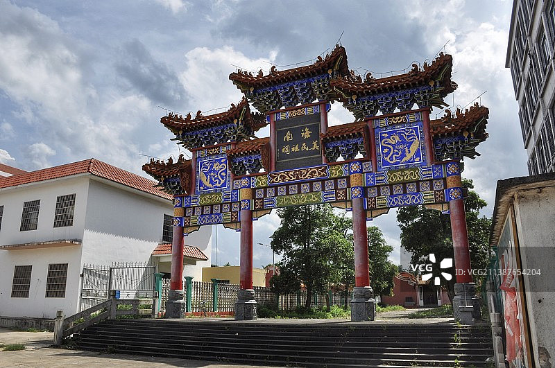 海南定安莫氏宗祠图片素材