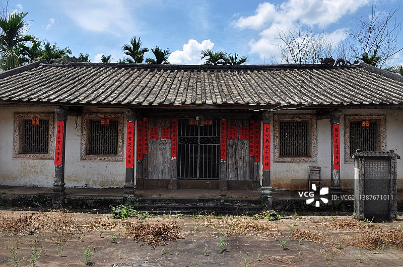 海南海口黄氏宗祠图片素材