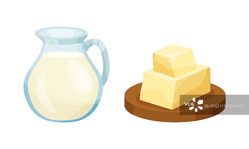 意大利面烹饪食材玻璃水罐套装图片素材