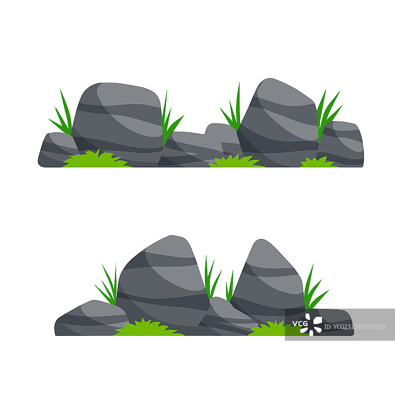 自然风光石头套装图片素材