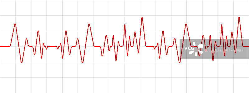 心跳心电图监测线条图片素材