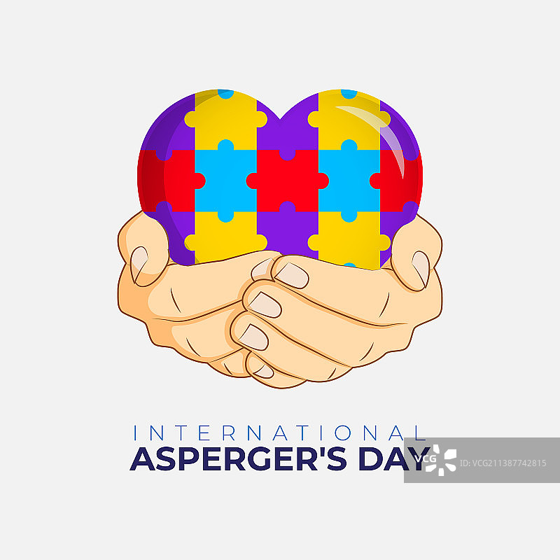 世界阿斯伯格综合征日图片素材