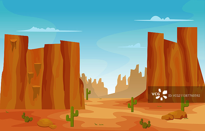 岩石悬崖山脉沙漠国家仙人掌旅行图片素材