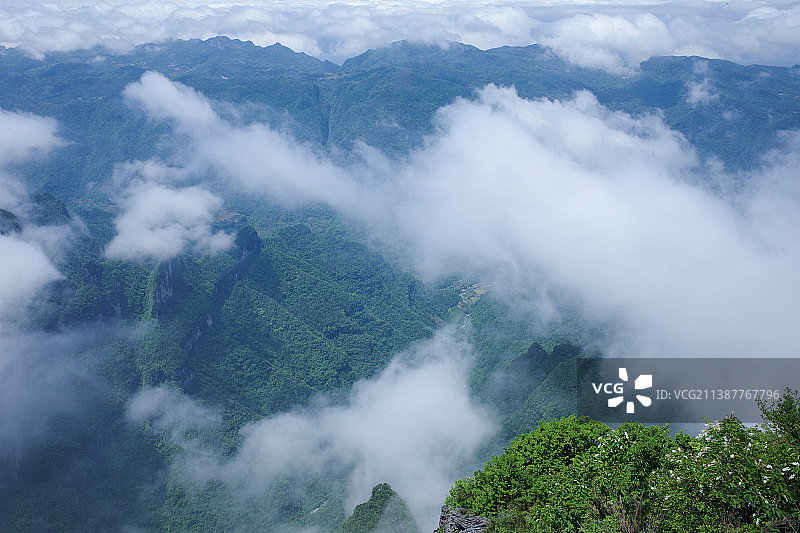 张家界七星山图片素材