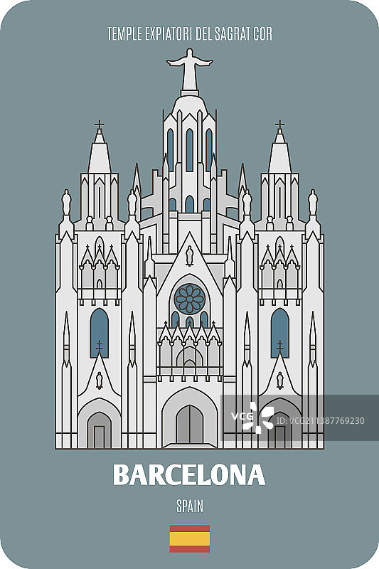 巴塞罗那圣心圣殿图片素材