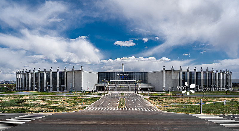 青城新地标 敕勒川国际会展中心图片素材