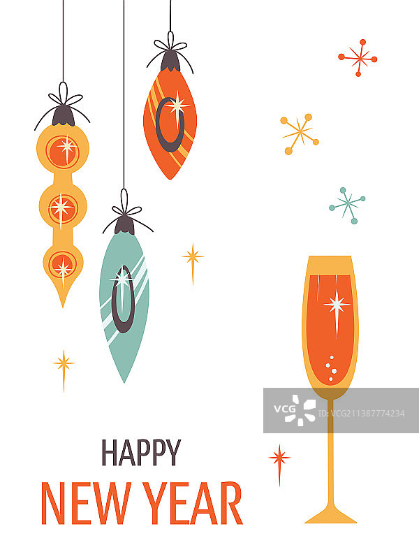 极简风格圣诞贺卡图片素材