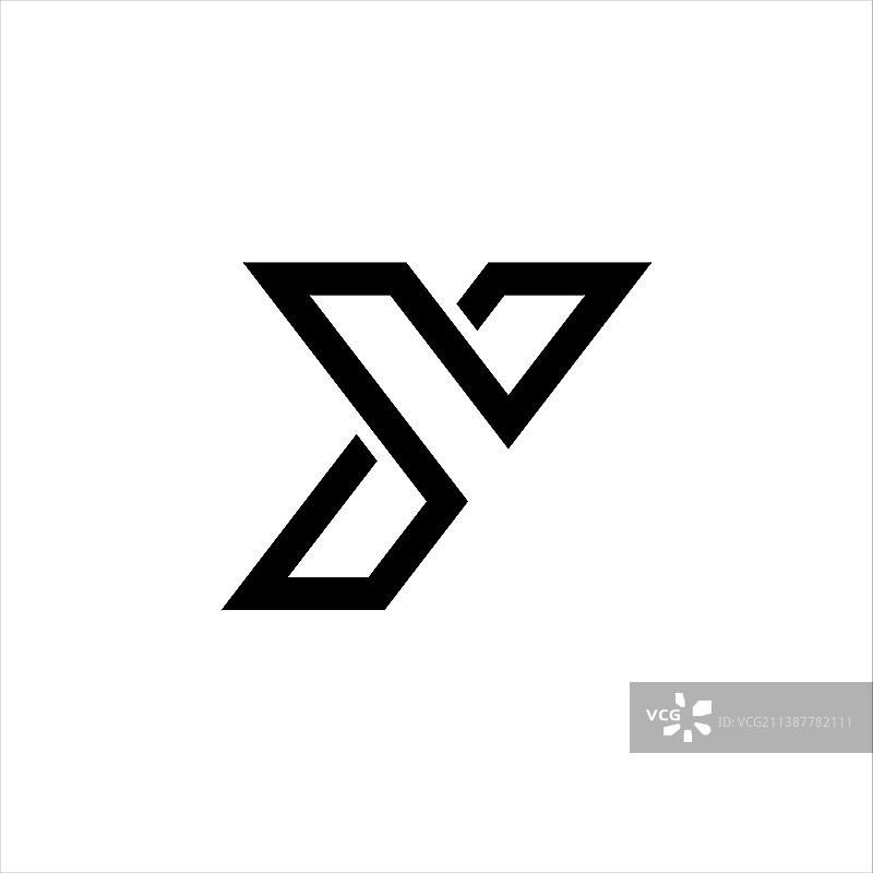 Y字母标志设计模板图片素材