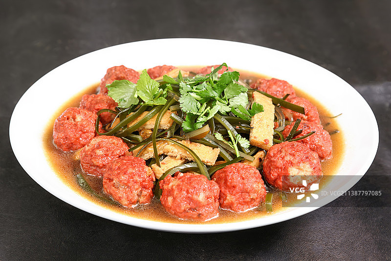 传统狮子头图片素材