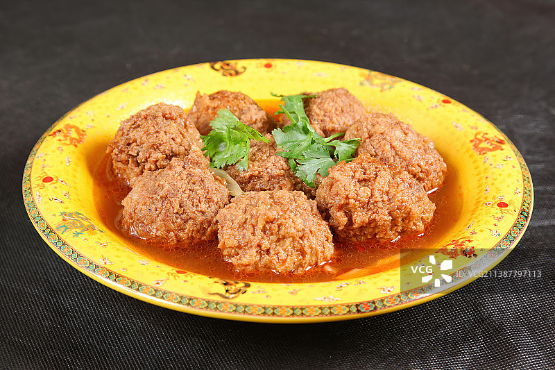 传统狮子头图片素材