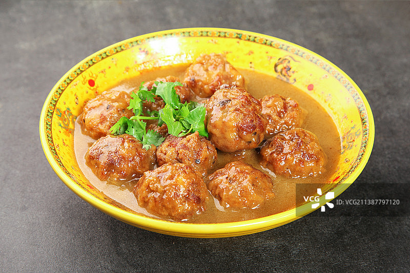 传统狮子头图片素材