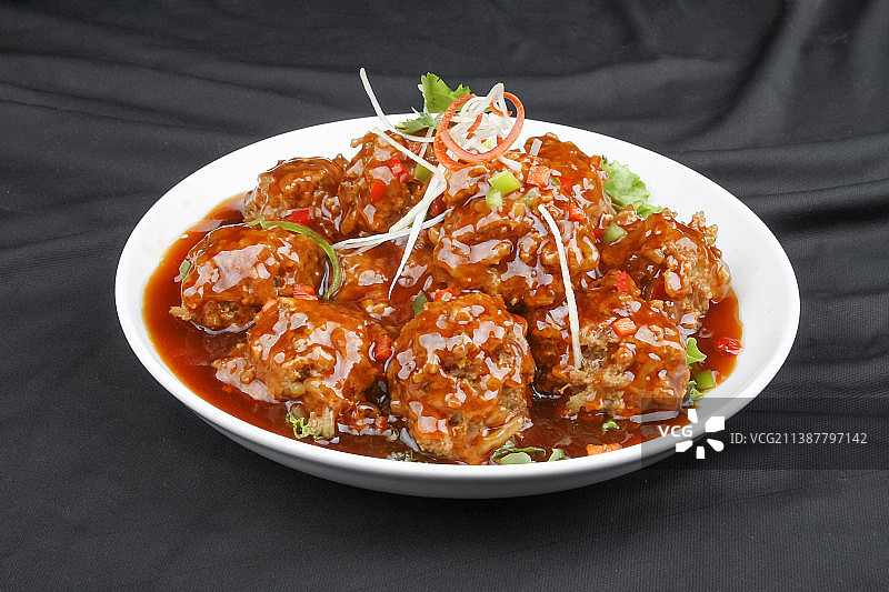 传统狮子头图片素材