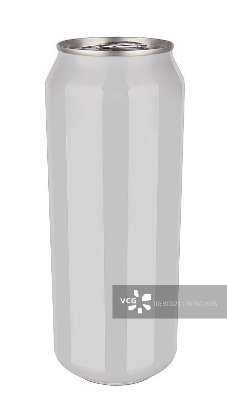 白色背景下的空容器特写图片素材