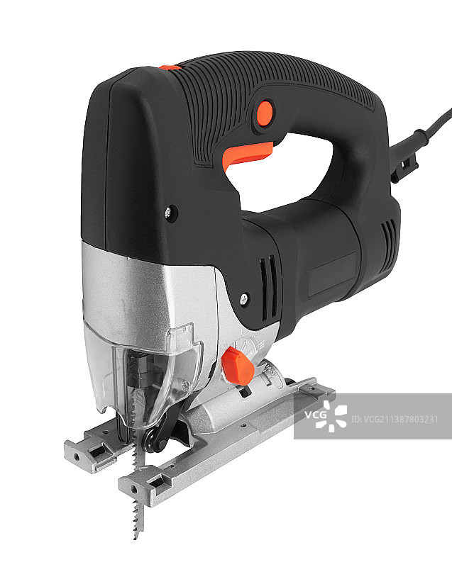 白色背景下的机器零件特写图片素材