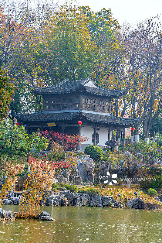 中国江苏南京晚清金陵名园——愚园图片素材