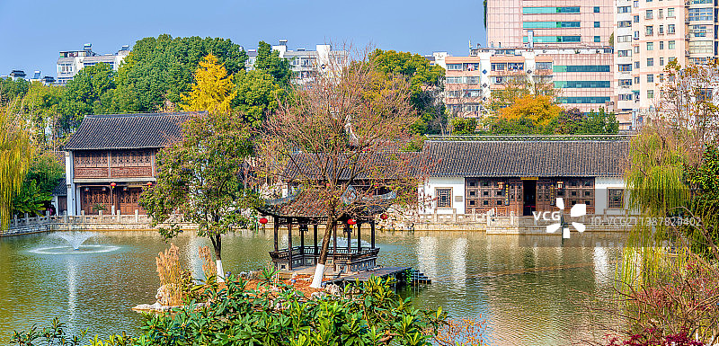 中国江苏南京晚清金陵名园——愚园图片素材