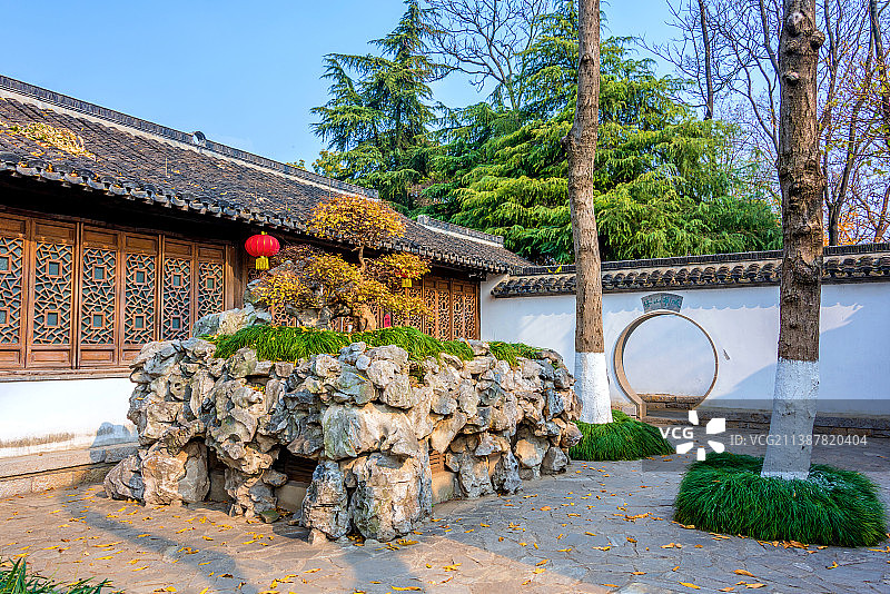 中国江苏南京晚清金陵名园——愚园图片素材