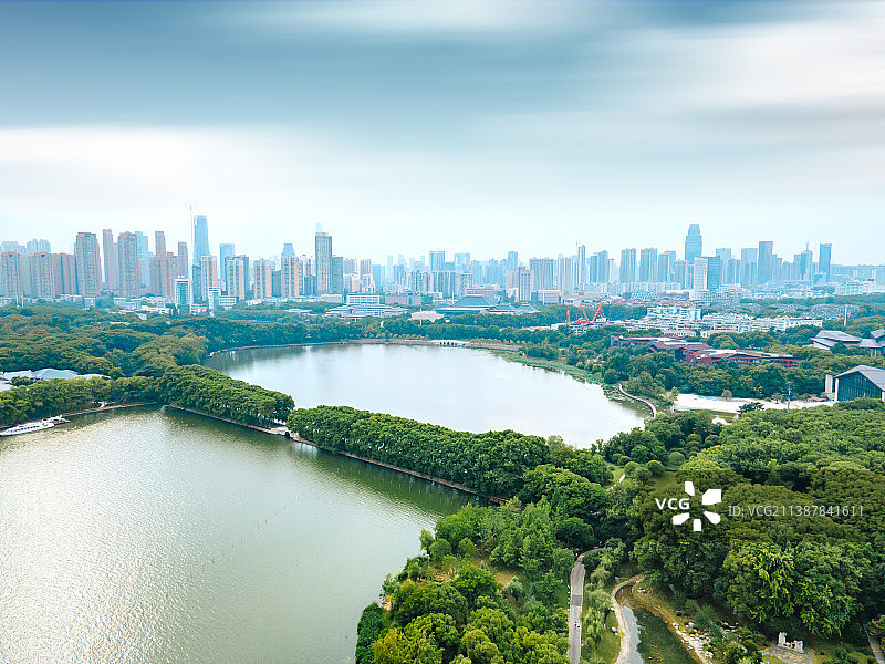 武汉市东湖风景区图片素材