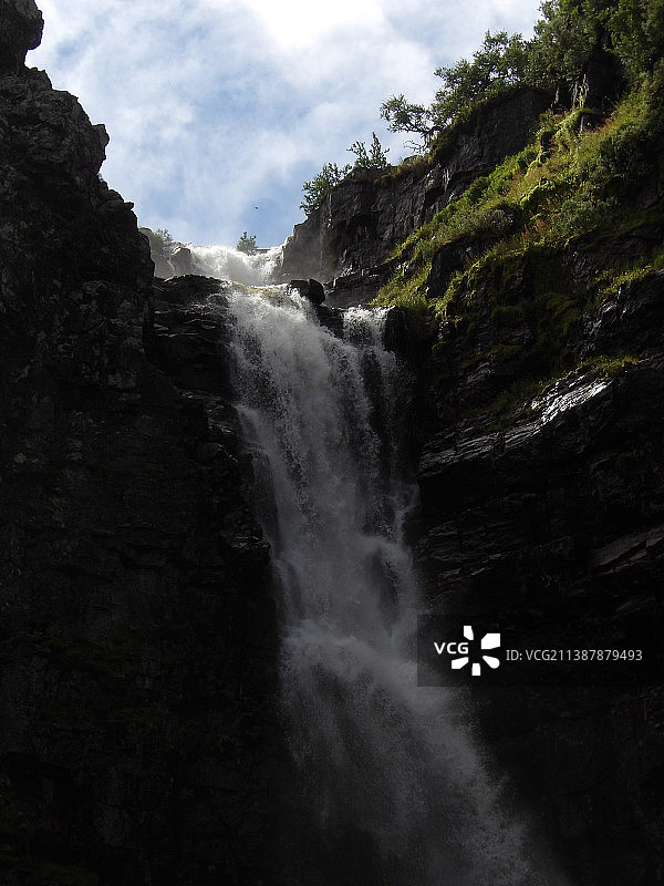 瑞典瀑布风光图片素材