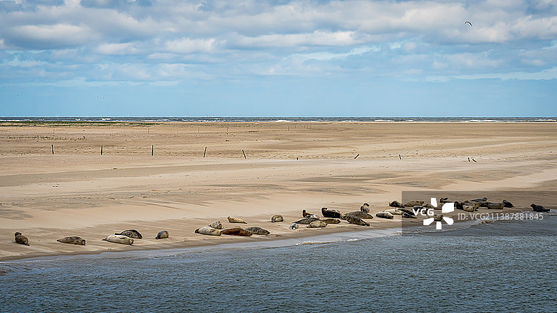 德国诺德奈岛海滩风光图片素材