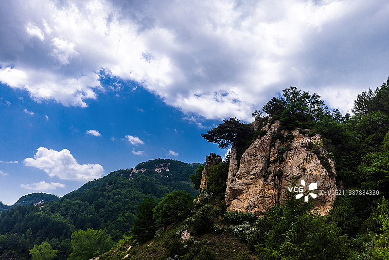 仲夏灵寿五岳寨风光图片素材
