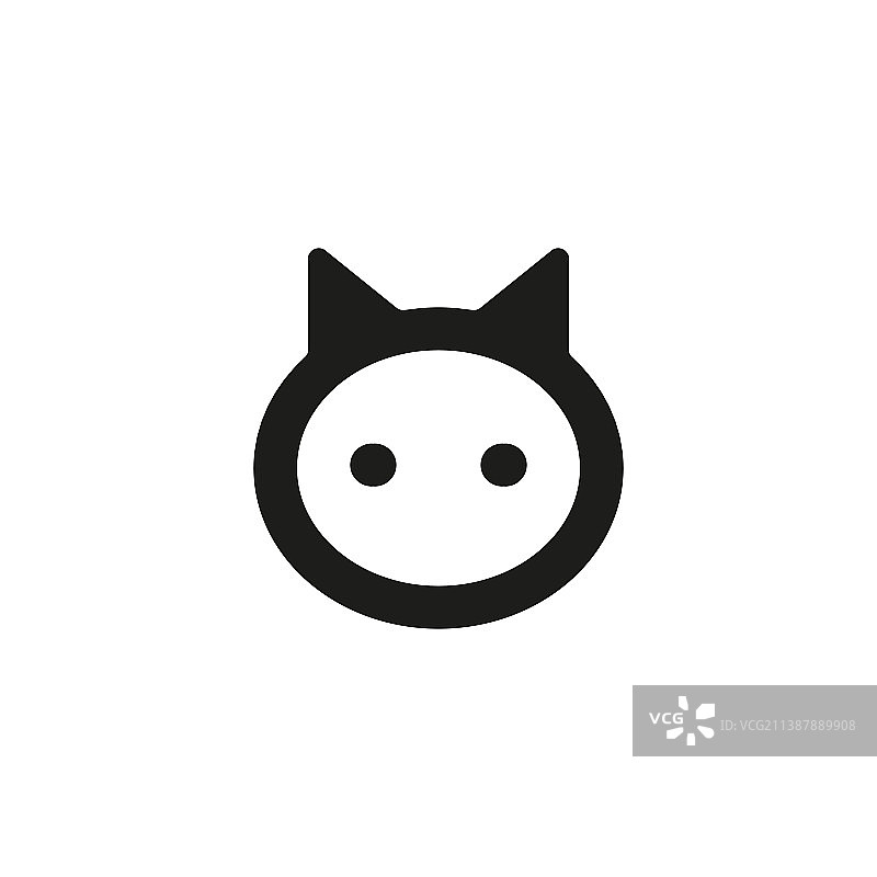 简约风格猫咪图标（动物福利协会）图片素材